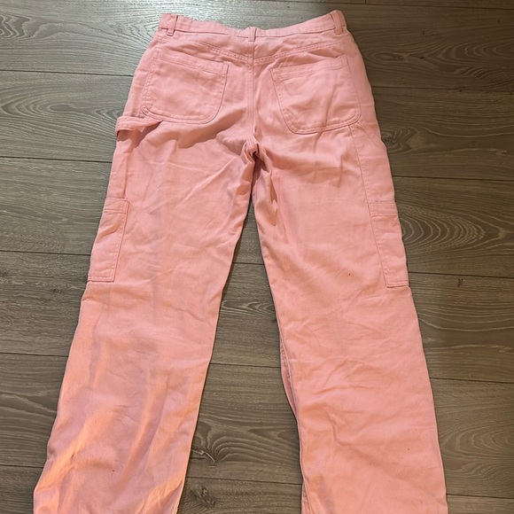 Pink cargo jeans size S to M - Picture 3 of 3